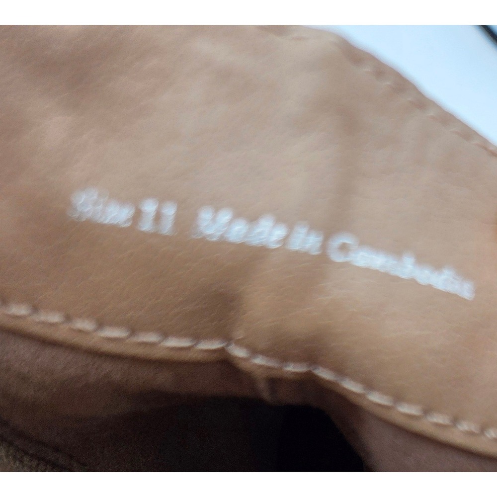 Dolce Vita Senna Waterproof Suede Tan Western Ankle Boot Womens 11 - Picture 10 of 10
